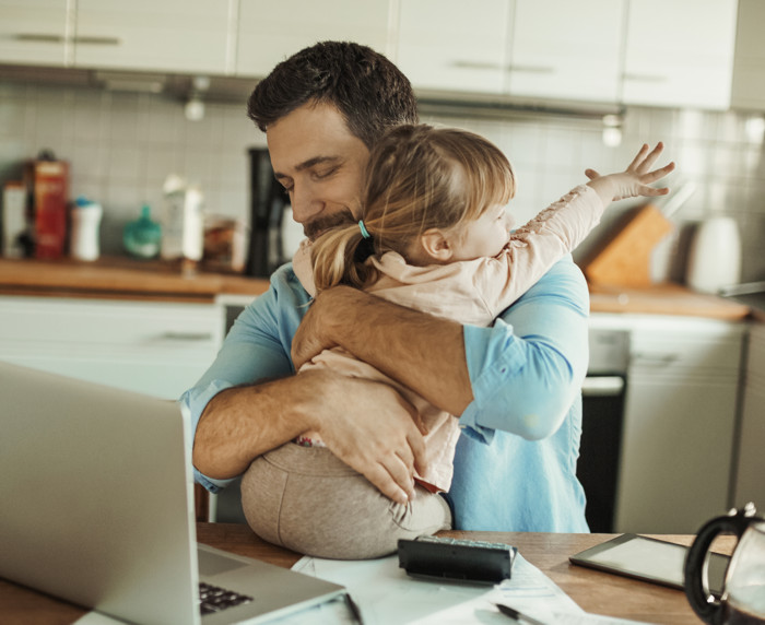 Daughter Dad Hug