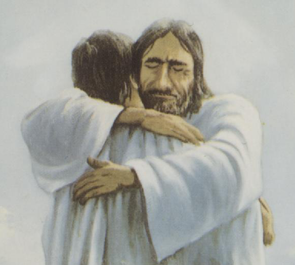 Jesus hug