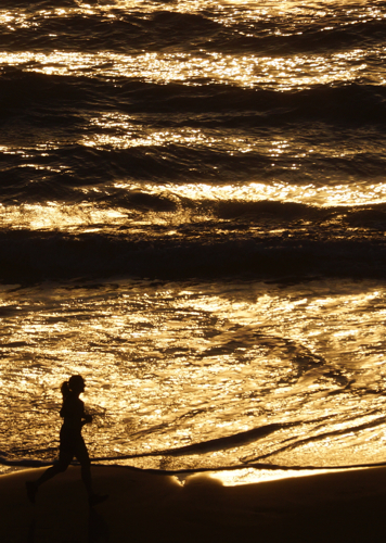 dark beach