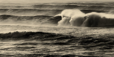 dark ocean waves