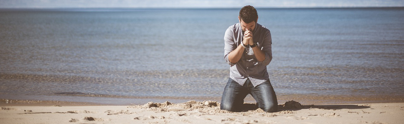 Man praying