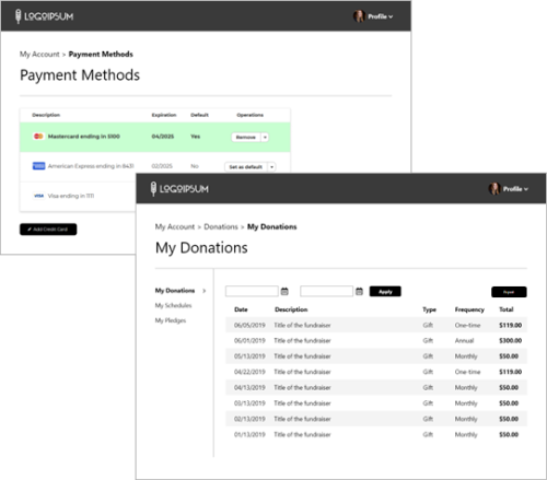 donor portal